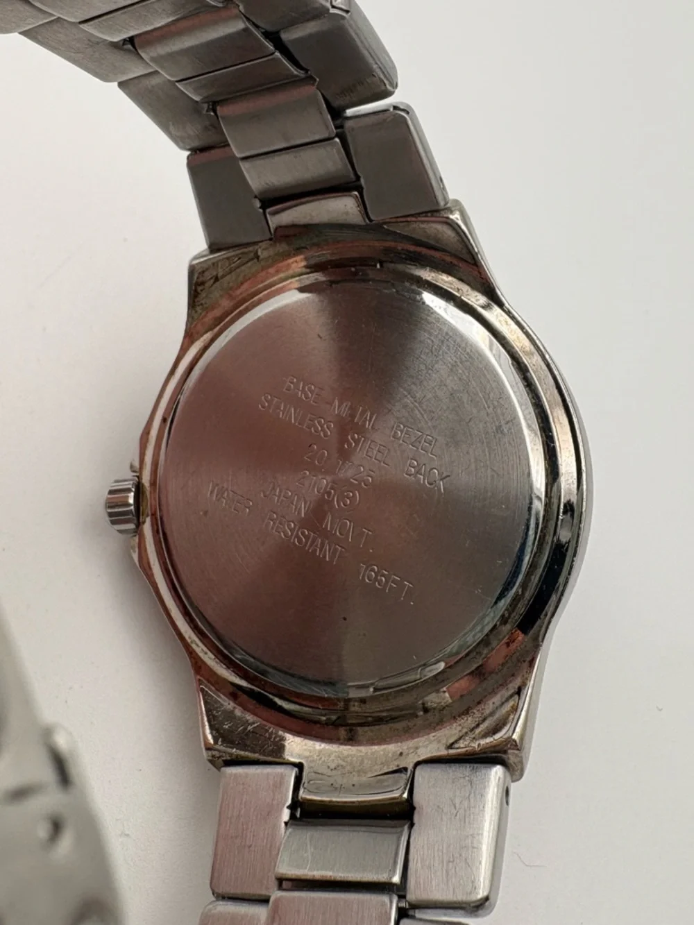 Armitron Silver Bracelet Watch Blue Gradient‎ Day Date Dial